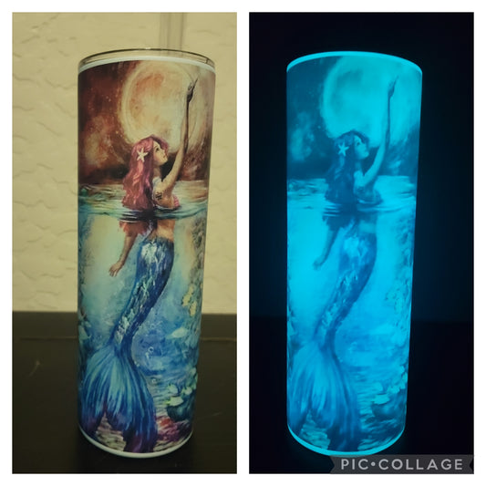 Mermaid, glow in the dark